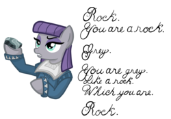Size: 2376x1656 | Tagged: safe, artist:thecheeseburger, maud pie, g4, maud pie (episode), clothes, female, poem, solo