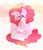 Size: 600x700 | Tagged: safe, artist:yuzuko, pinkie pie, g4, blushing, comforting, crying, cute, cuteamena, diapinkes, duality, feels, female, pinkamena diane pie, pixiv, sad, sadorable, solo