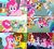 Size: 1601x1439 | Tagged: safe, edit, edited screencap, screencap, applejack, bon bon, carrot top, cheese sandwich, cherry berry, fluttershy, golden harvest, lyra heartstrings, pinkie pie, rainbow dash, rarity, spike, sweetie drops, tornado bolt, twilight sparkle, alicorn, dragon, earth pony, pegasus, pony, unicorn, g4, my little pony: friendship is magic, pinkie pride, :o, clothes, cowboy hat, fake moustache, female, hat, horn, mare, propeller hat, shirt, stetson, twilight sparkle (alicorn), windswept mane, wings