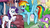 Size: 1920x1080 | Tagged: safe, artist:xenon, rainbow dash, rarity, spike, classical unicorn, g4, just for sidekicks, my little pony: friendship is magic, cloven hooves, curved horn, fluffy, horn, leonine tail, scene interpretation, unshorn fetlocks, water well