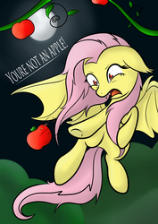 Size: 2893x4092 | Tagged: safe, artist:sky-sketch, fluttershy, g4, female, flutterbat, solo, tomato