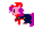 Size: 640x533 | Tagged: safe, artist:zztfox, pinkie pie, g4, female, male, mario, pixel art, solo, super mario