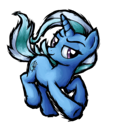 Size: 506x537 | Tagged: safe, artist:eivuiee, trixie, pony, unicorn, fighting is magic, g4, female, mare, simple background, solo, transparent background