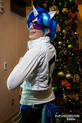 Size: 1366x2048 | Tagged: safe, dj pon-3, vinyl scratch, human, g4, cosplay, irl, irl human, photo, solo