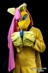 Size: 1366x2048 | Tagged: safe, fluttershy, human, g4, cosplay, fursuit, irl, irl human, photo, ponysuit, solo