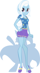 Size: 601x1080 | Tagged: safe, artist:rariedash, trixie, equestria girls, g4, female, shadow, smiling, solo