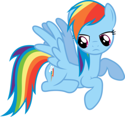 Size: 6000x5638 | Tagged: safe, artist:xpesifeindx, rainbow dash, pegasus, pony, g4, maud pie (episode), absurd resolution, female, simple background, solo, transparent background, vector