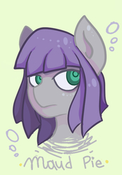 Size: 501x718 | Tagged: safe, artist:hollyhooves, maud pie, g4, maud pie (episode), female, solo