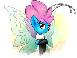 Size: 1600x1200 | Tagged: safe, artist:shadowsn25, seabreeze, breezie, g4, crossed hooves, crossed legs, male, solo, teeth