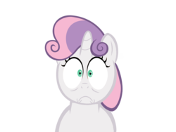 Size: 1600x1200 | Tagged: safe, artist:kuren247, sweetie belle, g4, female, simple background, solo, transparent background, vector, wide eyes