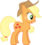 Size: 5651x6000 | Tagged: safe, artist:the-aziz, applejack, g4, spike at your service, absurd resolution, female, simple background, solo, transparent background, vector