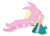 Size: 4256x3034 | Tagged: dead source, safe, fluttershy, mawile, g4, crossover, female, high res, pokéfied, pokémon, simple background, solo, species swap, transparent background, vector