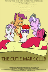 Size: 531x800 | Tagged: safe, artist:faithlessrurouni, apple bloom, diamond tiara, scootaloo, sweetie belle, twist, g4, cutie mark crusaders, movie poster, the breakfast club