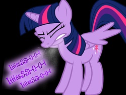 Size: 2048x1536 | Tagged: safe, artist:proponypal, twilight sparkle, alicorn, pony, g4, black background, female, fetish, mare, mucous, simple background, sneezing, sneezing fetish, snot, solo, spray, twilight sparkle (alicorn)