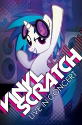 Size: 722x1107 | Tagged: safe, artist:drawponies, dj pon-3, vinyl scratch, pony, unicorn, g4, female, new design, solo