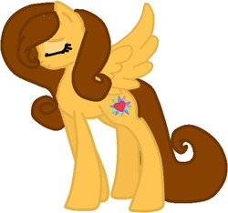 Size: 493x461 | Tagged: safe, artist:mlploverandsoniclover, oc, oc only, oc:gaby, pegasus, pony, female, mare, pegasus oc, royal winged pegasus, sad face, solo