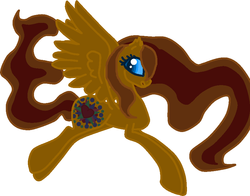 Size: 853x668 | Tagged: safe, artist:mlploverandsoniclover, oc, oc only, oc:gaby, pegasus, pony, evil, female, mare, nightmare form, pegasus oc, royal winged pegasus, solo