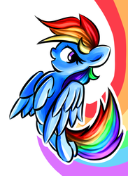 Size: 1900x2592 | Tagged: safe, artist:shovrike, rainbow dash, g4, female, solo