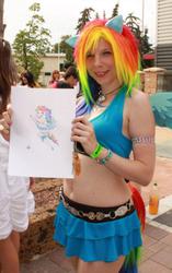 Size: 503x800 | Tagged: safe, artist:yurikocosplay, rainbow dash, human, g4, cosplay, irl, irl human, photo