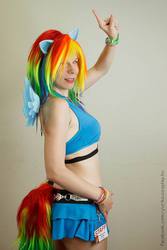 Size: 600x900 | Tagged: safe, artist:yurikocosplay, rainbow dash, human, g4, cosplay, irl, irl human, photo, solo