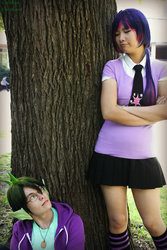 Size: 600x900 | Tagged: safe, artist:thatasianperson, spike, twilight sparkle, human, g4, cosplay, irl, irl human, photo