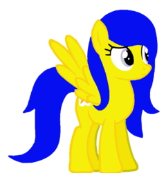 Size: 645x672 | Tagged: safe, artist:offical-lunaflaire, oc, oc only, oc:cloud spark, pegasus, pony, lunaflaire, solo