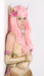 Size: 983x1663 | Tagged: safe, artist:arisrus, fluttershy, human, g4, cosplay, irl, irl human, photo, solo