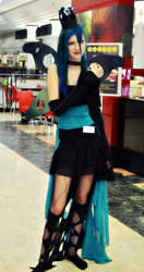 Size: 1000x1901 | Tagged: safe, artist:snowchrysalis, queen chrysalis, human, g4, cosplay, irl, irl human, photo, solo