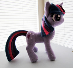 Size: 3450x3240 | Tagged: safe, artist:chochomaru, twilight sparkle, g4, high res, irl, photo, plushie