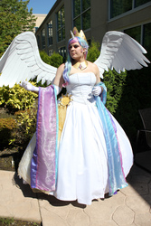 Size: 1365x2048 | Tagged: safe, artist:chochomaru, princess celestia, human, g4, cosplay, irl, irl human, photo, solo