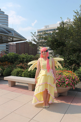 Size: 600x900 | Tagged: safe, artist:pageinwonderland, fluttershy, human, g4, cosplay, irl, irl human, photo, solo