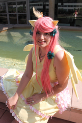 Size: 600x900 | Tagged: safe, artist:pageinwonderland, fluttershy, human, g4, cosplay, irl, irl human, photo, solo