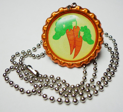 Size: 700x637 | Tagged: safe, artist:shinseikatai, carrot top, golden harvest, g4, craft, cutie mark, necklace