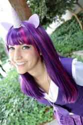 Size: 640x960 | Tagged: safe, artist:arizzel, twilight sparkle, human, g4, cosplay, irl, irl human, photo, solo