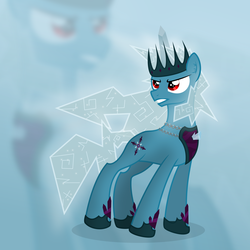 Size: 6000x6000 | Tagged: safe, artist:csillaghullo, oc, oc only, pony, unicorn, g4, absurd resolution, crown, male, solo, stallion, winter