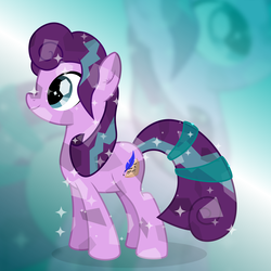 Size: 6000x6000 | Tagged: safe, artist:csillaghullo, oc, oc only, crystal pony, pony, g4, absurd resolution, female, mare, solo
