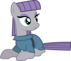 Size: 5000x4270 | Tagged: safe, artist:90sigma, maud pie, pony, g4, maud pie (episode), my little pony: friendship is magic, absurd resolution, female, prone, simple background, solo, transparent background, vector