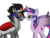 Size: 1024x768 | Tagged: safe, artist:raggyrabbit94, king sombra, twilight sparkle, alicorn, pony, g4, boop, dark magic, female, magic, male, mare, noseboop, ship:twibra, shipping, simple background, sombra eyes, straight, transparent background, twilight sparkle (alicorn)