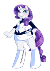 Size: 1671x2364 | Tagged: safe, artist:meb90, rarity, anthro, g4, clothes, female, solo