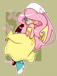 Size: 1000x1331 | Tagged: safe, artist:nm, fluttershy, human, g4, clothes, dress, female, humanized, pixiv, solo, winged humanization
