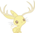 Size: 6261x6000 | Tagged: safe, artist:decimix, jackalope, absurd resolution, animal, antlers, simple background, solo, transparent background, vector