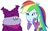 Size: 615x387 | Tagged: safe, rainbow dash, equestria girls, g4, chowder, chowder (character), crossover, dashface