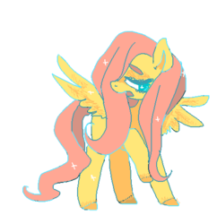 Size: 453x468 | Tagged: safe, artist:h-word, fluttershy, g4, female, solo