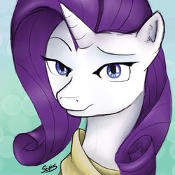 Size: 1024x1023 | Tagged: safe, artist:artofcanterlot, rarity, g4, female, solo