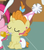 Size: 505x574 | Tagged: safe, screencap, pinkie pie, pumpkin cake, pony, baby cakes, g4, baby, baby pony, cute, diaper, diapered, diapered filly, eyes closed, female, filly, happy, happy baby, hat, noisemaker, one month old filly, party hat, sitting, smiling, white diaper