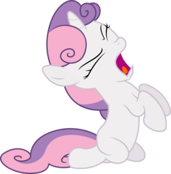 Size: 1280x1301 | Tagged: safe, artist:vectorizedunicorn, sweetie belle, pony, unicorn, for whom the sweetie belle toils, g4, angry, female, filly, screaming, simple background, solo, transparent background, vector