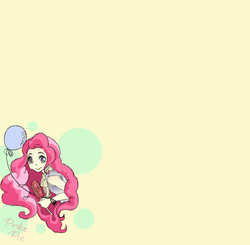 Size: 1180x1156 | Tagged: safe, artist:kiwiharuka, pinkie pie, human, g4, candy, female, humanized, solo