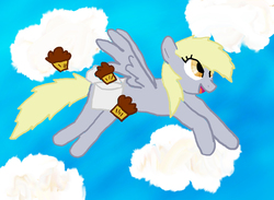 Size: 2160x1584 | Tagged: safe, artist:sharkiity, derpy hooves, pegasus, pony, g4, female, mare, solo