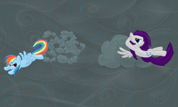 Size: 3600x2160 | Tagged: safe, artist:sharkiity, rainbow dash, oc, g4, high res