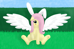 Size: 3232x2144 | Tagged: safe, artist:sharkiity, fluttershy, g4, female, high res, solo
